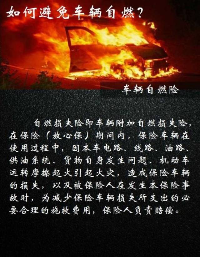 车辆自燃险