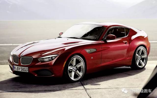 红色宝马高档跑车