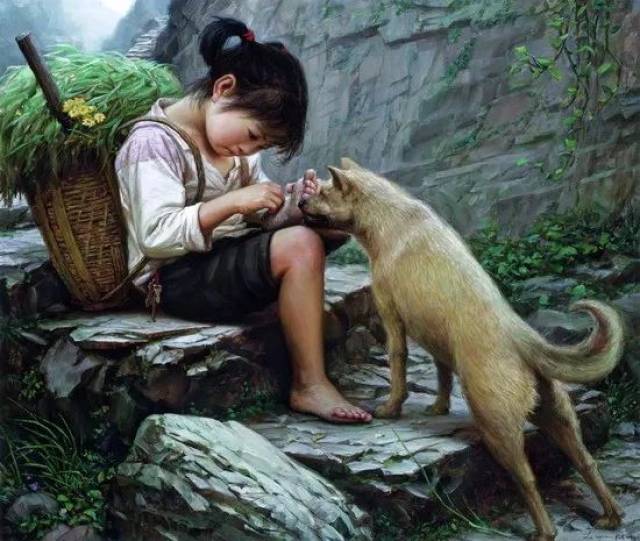 油画里刻骨的乡愁，看了想哭的人都有美丽的童年_搜狐网
