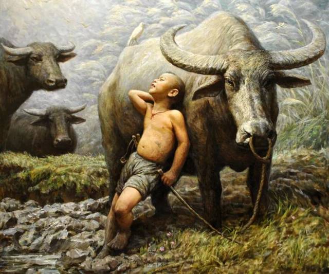 油画里刻骨的乡愁，看了想哭的人都有美丽的童年_搜狐网