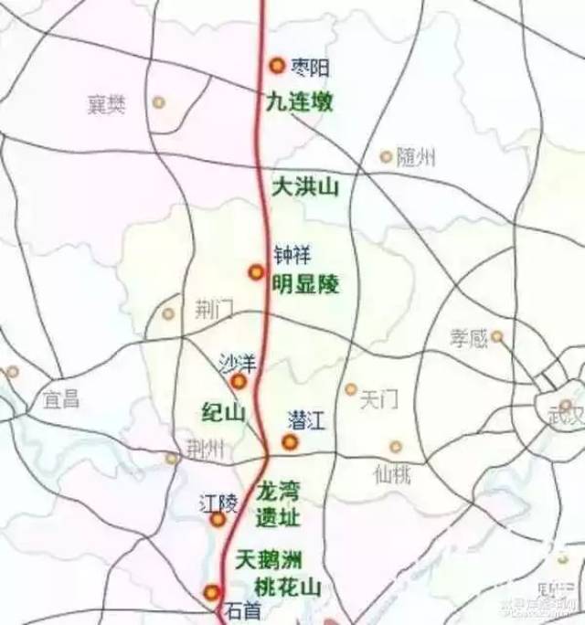 枣潜高速枣阳北段详图图片