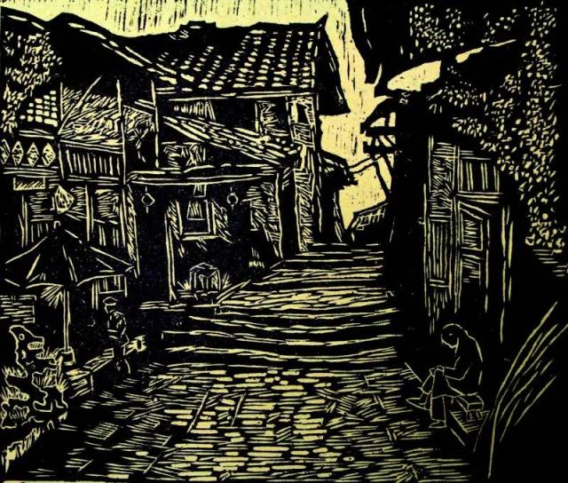 迎接校庆四十周年活动之大学生优秀版画作品展