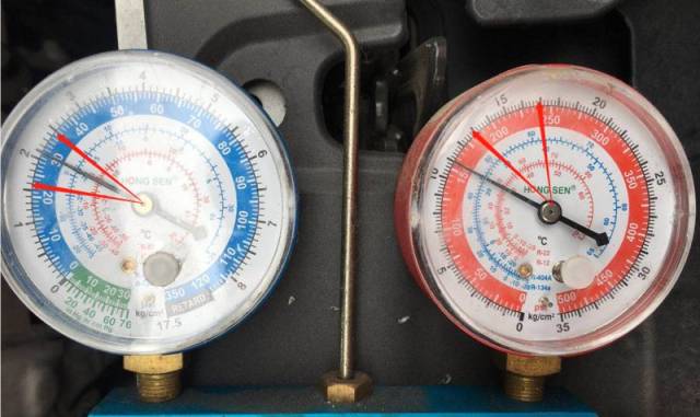空调压力表的使用方法及故障检修