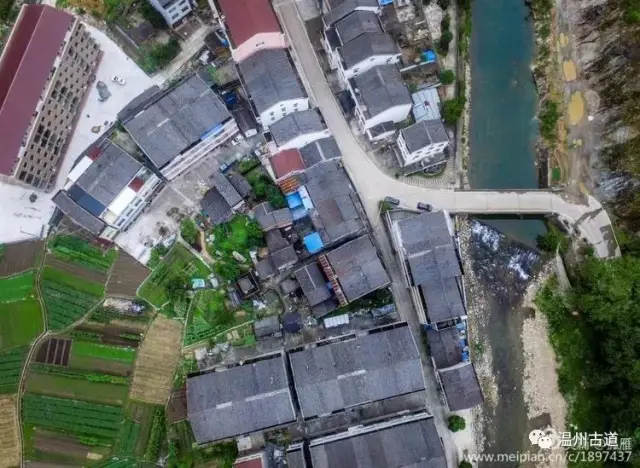 一个古貌换新颜的小山村-瑞安高楼镇徐垟村,航拍极美