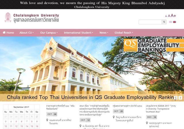 泰国大学排名