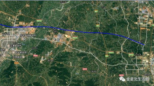 汉寿高铁南站卫星图曝光!常益长高铁施工图审核项目完成评标!