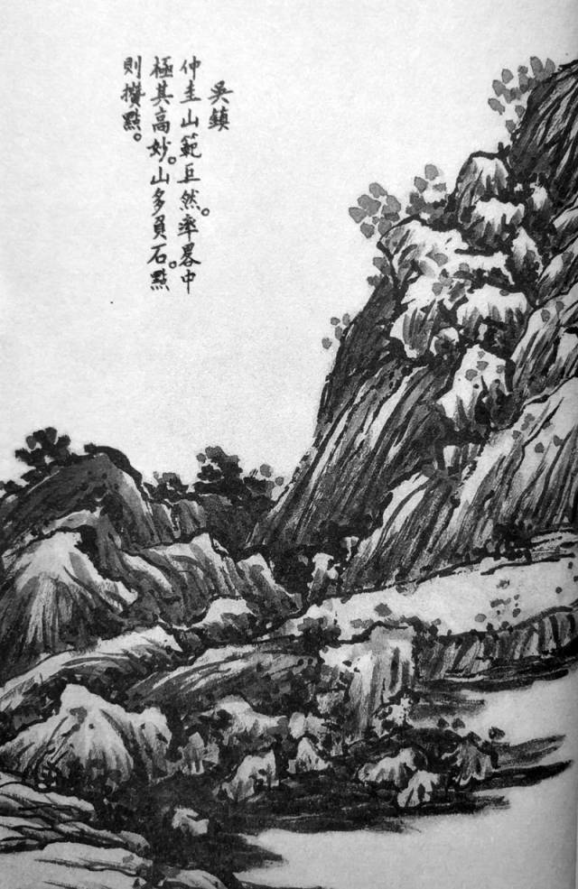 在山水画中我们最常见也是使用最多的就是披麻皴法,披麻又被称为麻皮