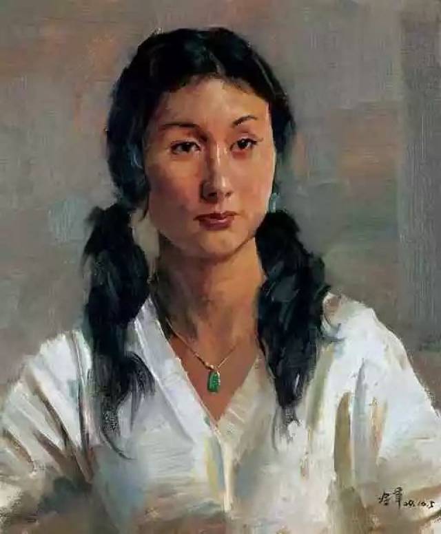 一组你没有见过的油画大师冷军的人物肖像画_搜狐网