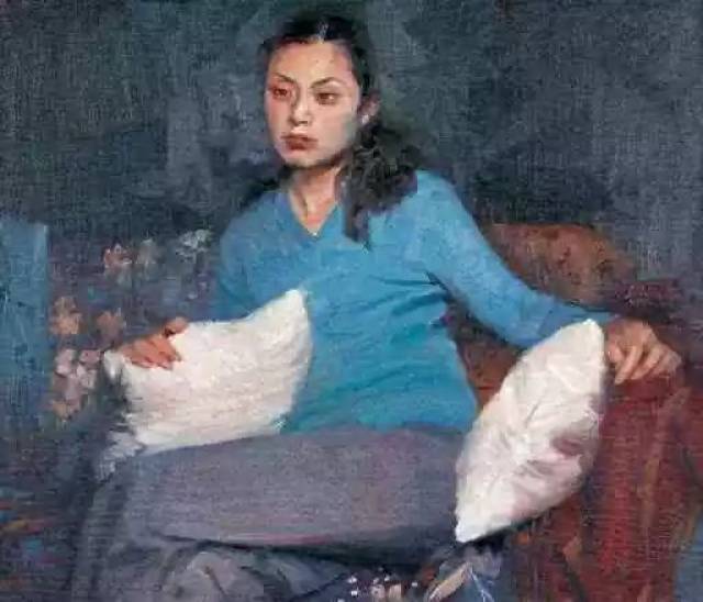 一组你没有见过的油画大师冷军的人物肖像画_搜狐网