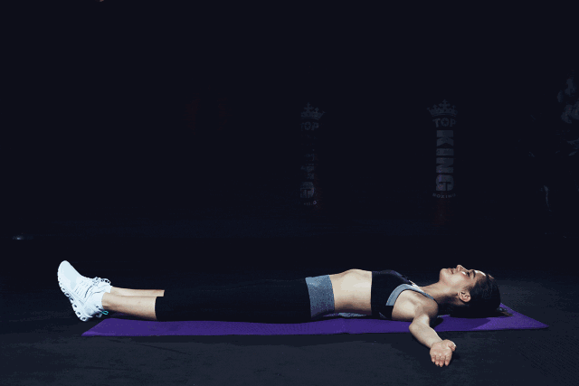 过程中采用腹式呼吸,效果更好哟!