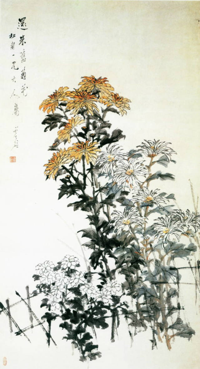 [画坛博览]大师笔下美丽的菊花!
