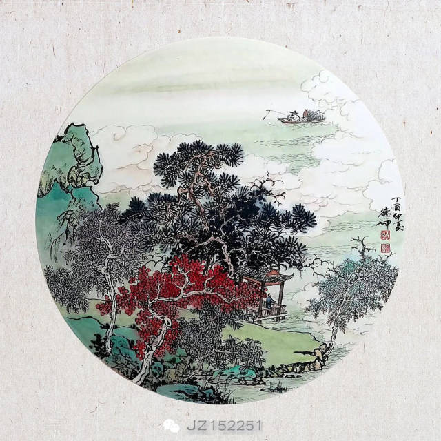 著名画家林德坤国画山水作品欣赏