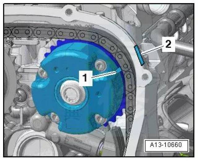 1【精华】110款奥迪发动机正时皮带安装示意图