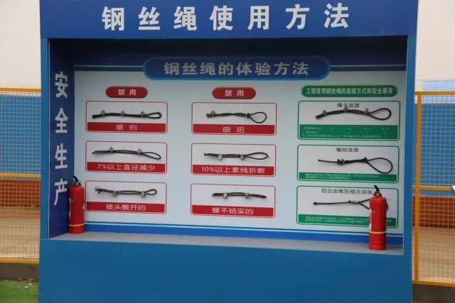 钢丝绳使用方法展示