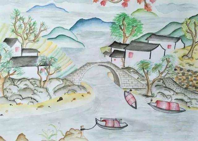 【童画新时代 手绘价值观】我的家乡这么美,你不来看看吗?