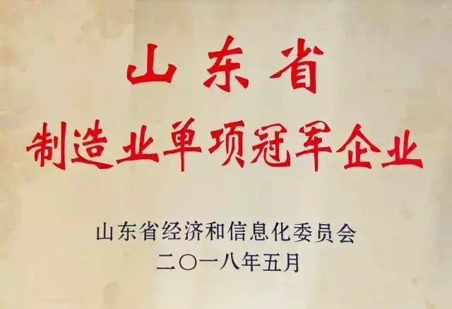 泉林集团入选山东百年品牌重点培育企业,制造业单项冠军企业