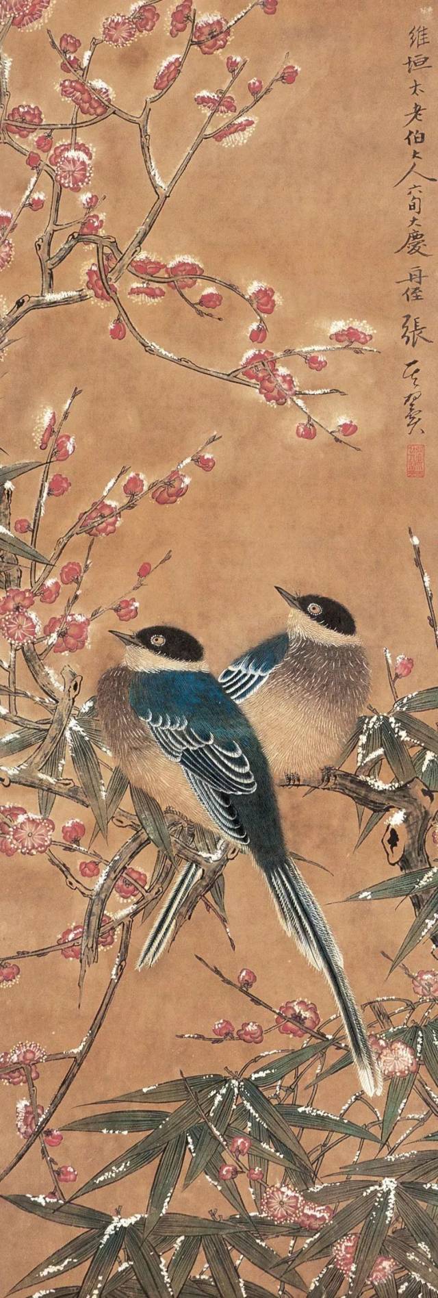 张其翼花鸟画,真养眼!_手机搜狐网