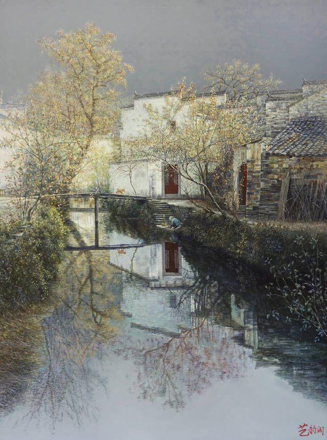 《小桥流水人家》110×83cm