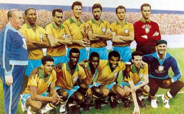 巴西队五次世界杯夺冠阵容及人物快照