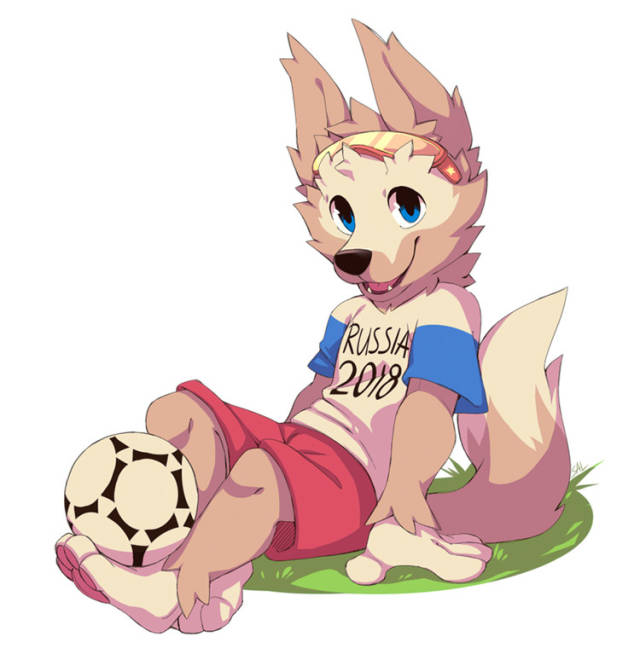 女性可爱体态的扎比瓦卡.来自salanchu的设计