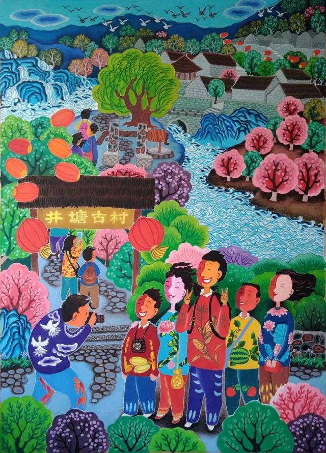 【名家推介】青州农民画画师——张健美作品欣赏