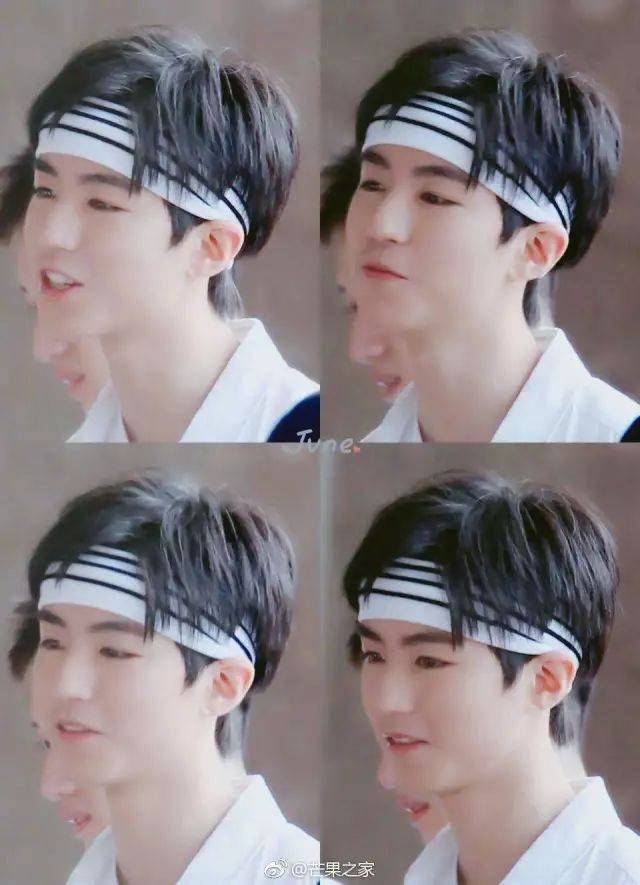 王俊凯,青春感爆棚的发带少年