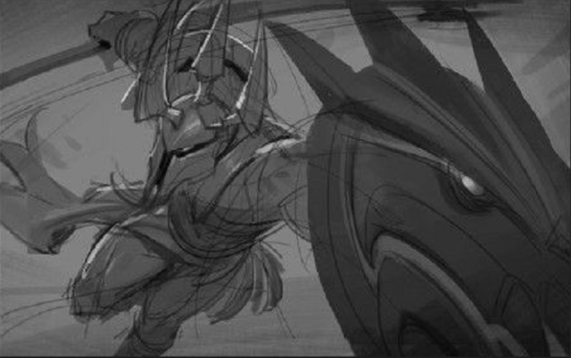 王者荣耀:新英雄盾山原画曝光!