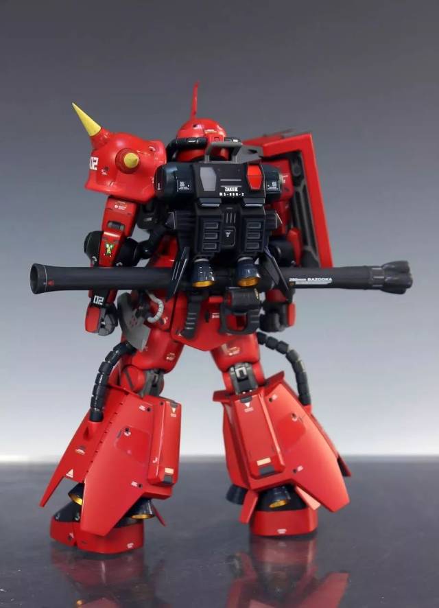 红色的还是帅气,mg 强尼·莱汀专用型高机动扎古ii