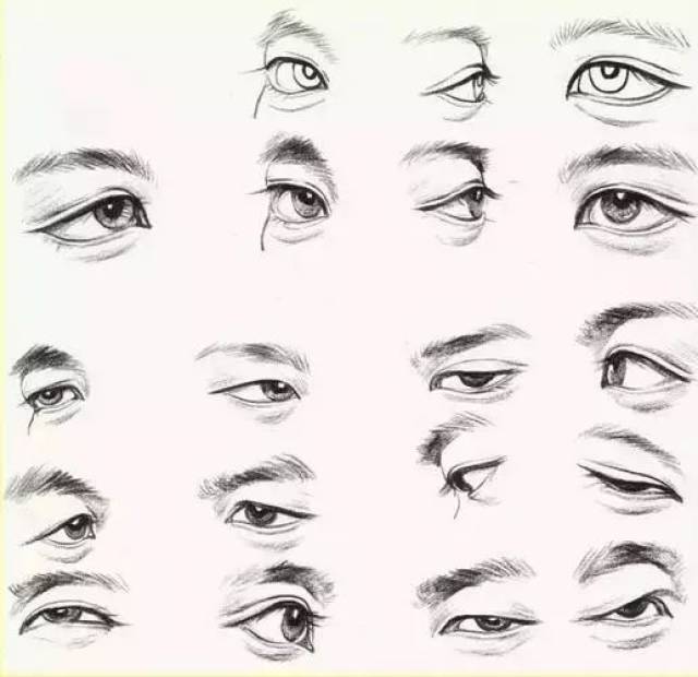 多种技法的眼睛画法,偷偷告诉你哦!