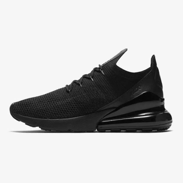 nike air max 270 flyknit "triple black" 黑魂配色