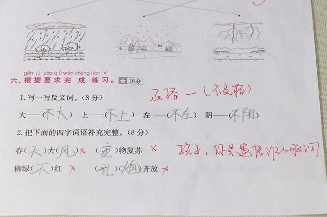 语文不及格小学生答题展现奇葩脑回路老师直言你咋不上天