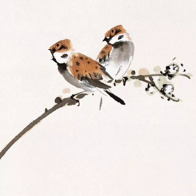 比翼连枝百鸟集,在萧朗的世界里姿态万千