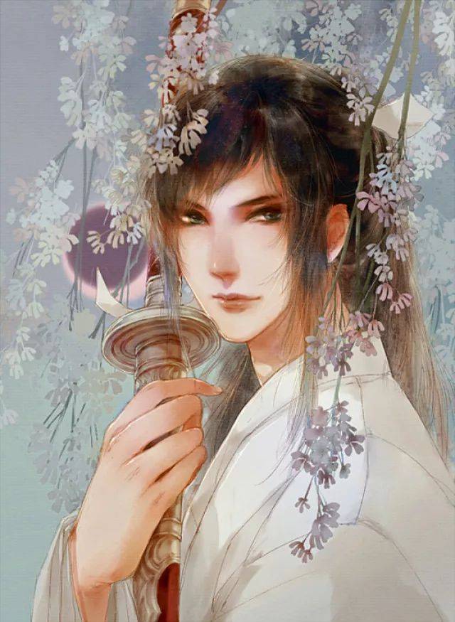 古风壁纸 | 白衣男子--珠履少年初满座,白衣游子也从公