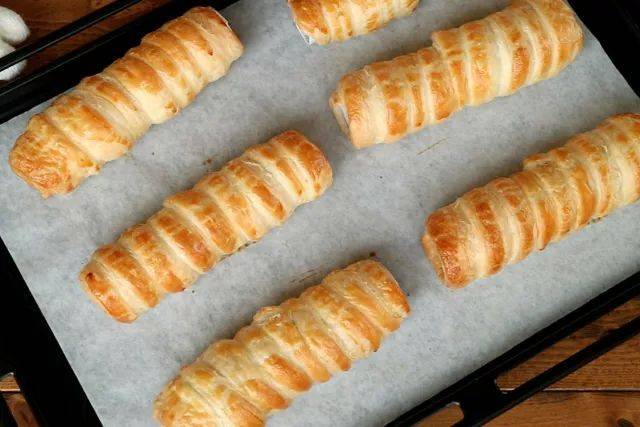 手指泡芙?其实我的名字叫【抹茶空心酥皮卷】