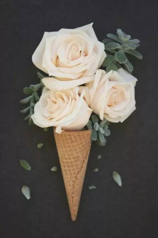 1秒学会,风靡全球的冰淇淋花束