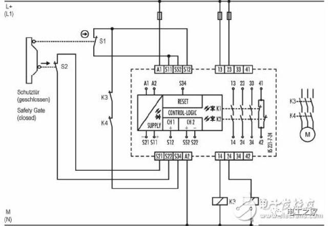 安全繼電器工作原理,接線圖,使用方法圖解