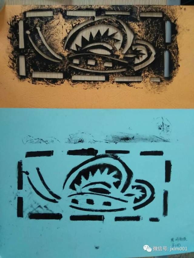 【童画长廊】好玩的版画(漏版)