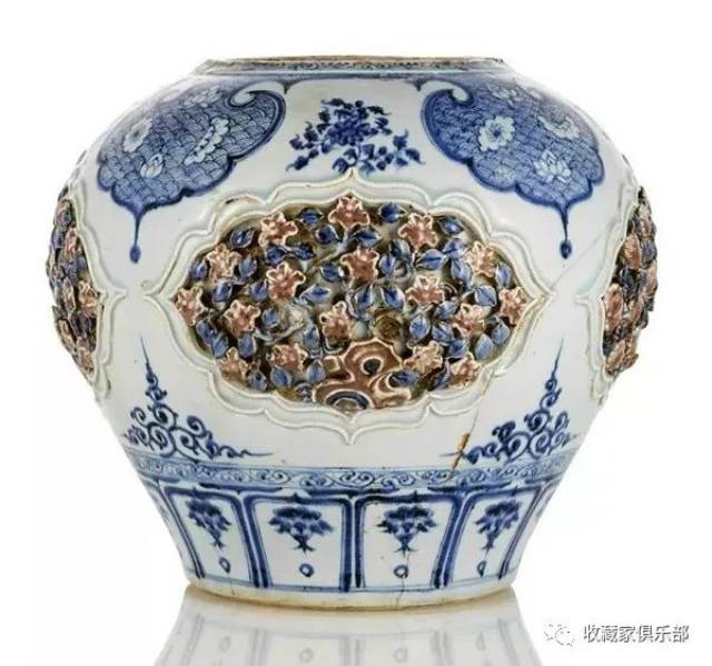 元代青花釉里红大罐：再现欧洲拍卖高清大图全览