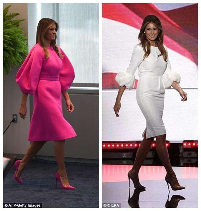 美国第一夫人梅拉尼娅经典装扮盘点