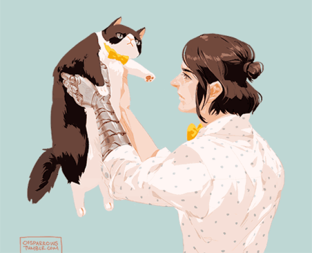 她画下一组爆红国外的动态插画,每个看完的人都被治愈了