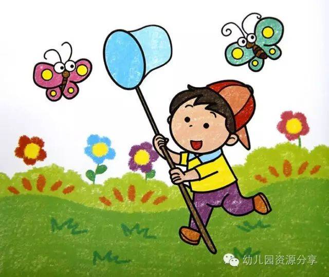 幼儿教师最喜欢的幼儿蜡笔范画(值得收藏)