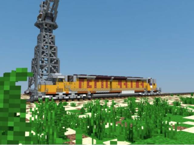 《我的世界》火车大合集 这种黄色车头的作用只有极少数人才知道