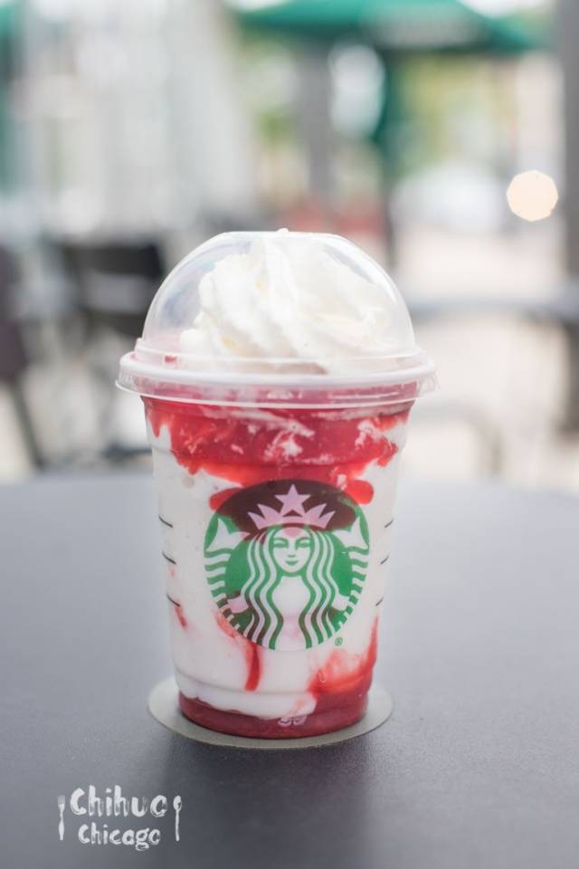 pink drink的冰沙版, 小时候喝的1元1瓶的草莓牛奶.