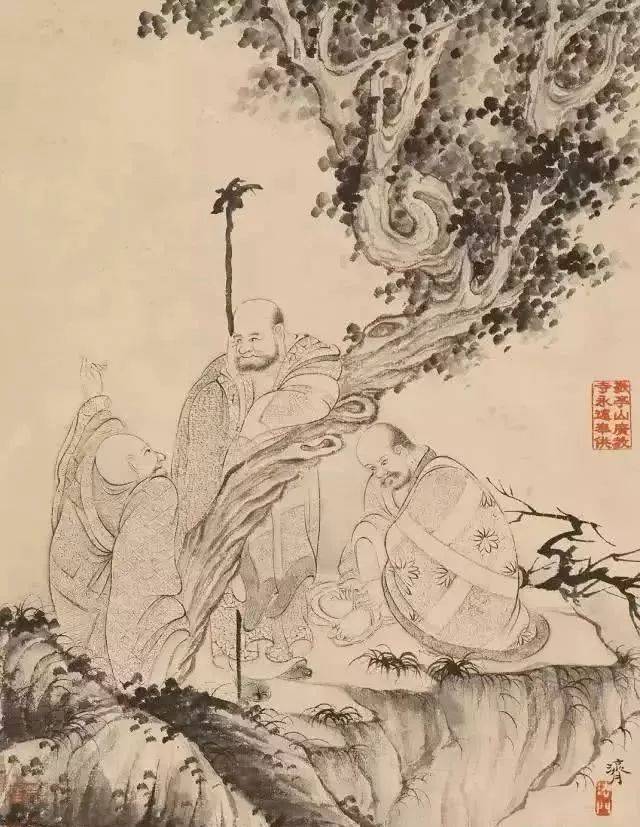 羅漢 山水圖 估值30亿的《石涛百开罗汉图册》 如今归属一名日本匿名收藏家