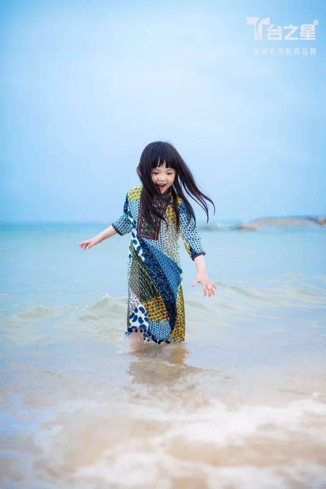 大的沿海滩涂 最广的海域面积 小model海滩度假片 出镜 model 马小雅