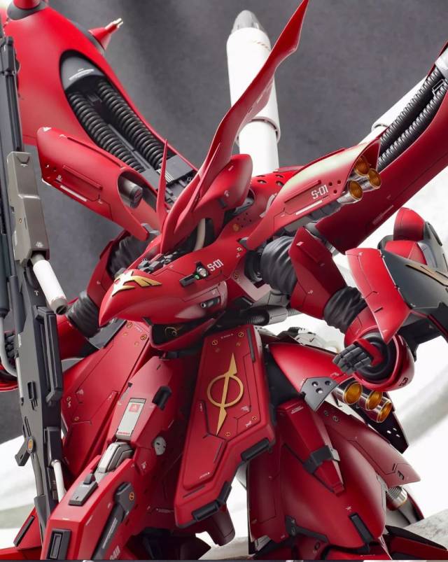 【模玩作品赏析】超神的细节添加!re msn-04ii 夜莺