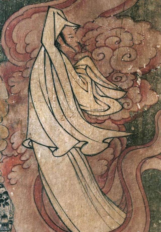 明代圣母庙壁画之地母元君