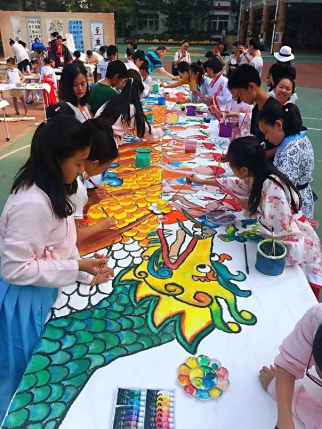 『葵园艺韵』千人染墨韵,笔下有乾坤——"笔酣墨畅,童心飞扬"中关村一