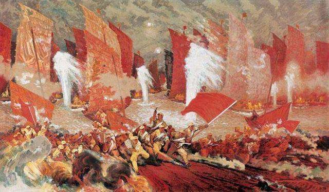 百万雄师过大江没有船只没有水手也难不倒他们