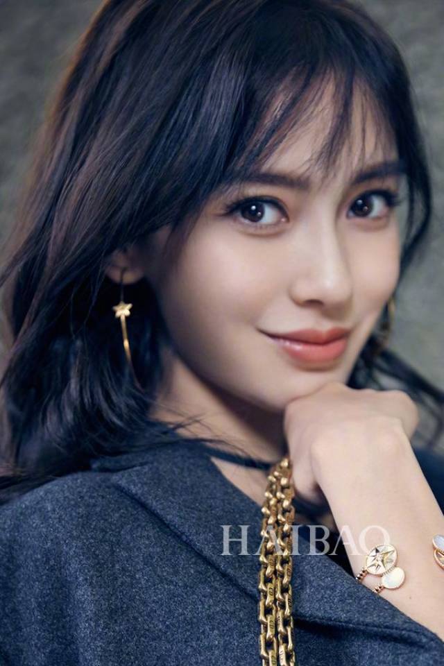 ab空气刘海太少女!刘诗诗留长发又美了